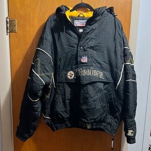Pullover steeler jacket, Pittsburgh, steel city